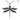 Dragonfly Pendant with Garnet Stone