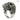 Large Warrior Skull Ring