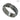 Block Twist Spinning Ring: 925 Sterling Silver