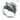Pair of Ravens Ring: 925 Sterling Silver