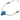Hamsa necklace: Small Blue Synthetic Opal