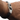 Stainless Steel handcuff and clip on Flat Leather Braided BRACELET