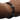 Stainless Steel beads & clip on braided Leather BRACELET