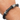 Stainless Steel curved beads & clip on braided Leather BRACELET