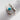 Hug Ring with Turquoise stone