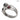 3 x Garnet stone ring
