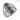 3 x Garnet stones ring