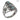 3 x Larimar stones rings