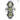 3 x Peridot stones rings