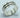 Double Black Rim Ring: 925 Sterling Silver