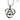 3 Dragons/Snakes Trinity Knot Pendant: 925 Sterling Silver