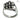 SilverNess Men's Jewellery Skull Fist Ring: Sterling Silver 925