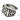Five Fold Cross Ring: Sterling Silver 925