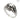 SilverNess Men's Jewellery Skull Ring: 925 Sterling Silver