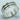 Double Black Rim Ring: 925 Sterling Silver